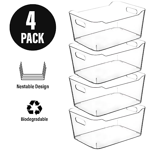 Clear Storage Bins (Medium)