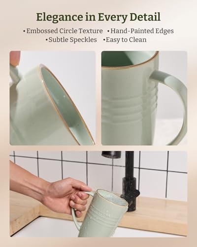 Jupiter Large Coffee Mug (Jupiter-Light Green / 2pcs)