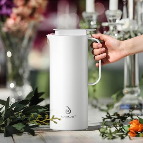 Thermal Coffee Carafe 50oz (Snow White / 47.3 Ounces)