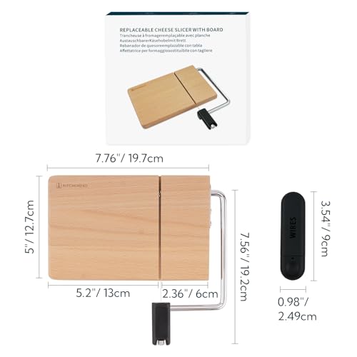 Replaceable Wire Cheese Slicer with Board