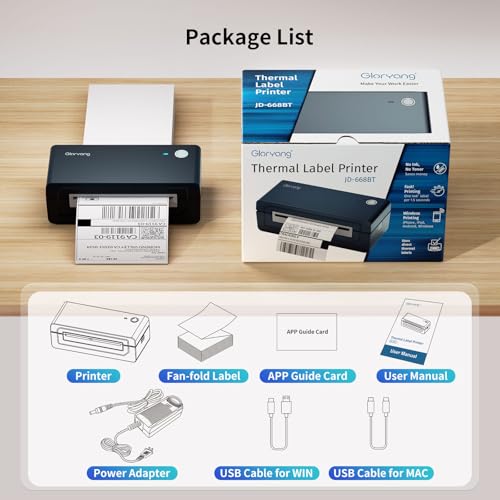 Bluetooth Thermal Shipping Label Printer