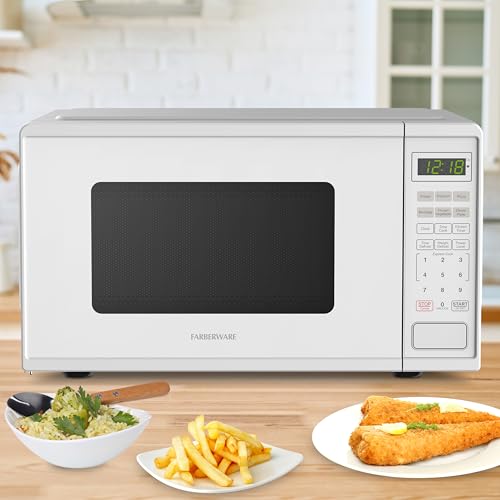 0.9 Cu. Ft. Countertop Microwave Oven (0.9 Cu. Ft / White)