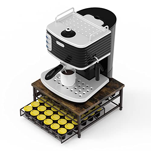Coffee Pod Holder for Counter (Brown)