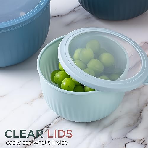 Prep Bowls with Lids (Multicolor / 12 Piece Set - Deep Bowls)