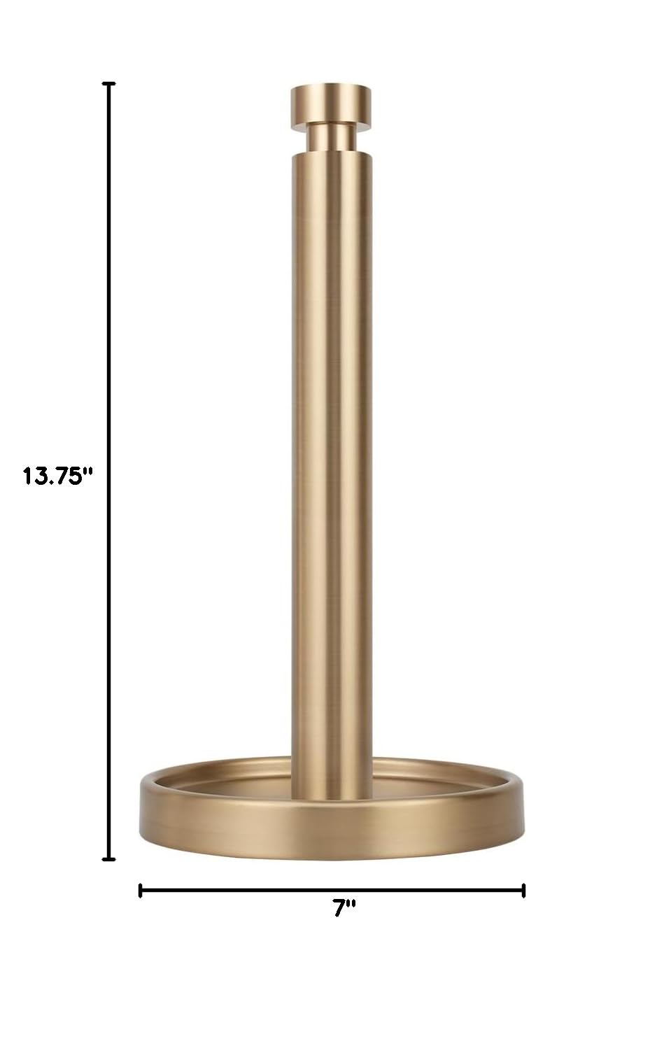 Countertop Paper Towel Stand (Warm Gold)