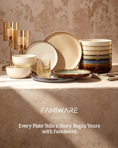 Milkyway 16 Piece Dinnerware Set with Pasta Bowls (Dusty Blue / Service for 4 (Include Pasta Bowls))