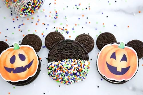 Haunted Halloween Nonpareil Sprinkle Mix (Black, Lime, Orange, Purple, White)