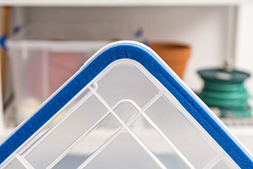 2 Pack 44 Qt Storage Bins with Gasket Lids (44 Qt. - 2 Pack)