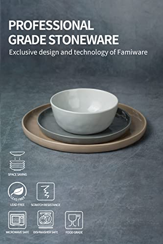 Mars Stoneware Dinnerware Set for 4 (Multicolor / Set(12pcs))