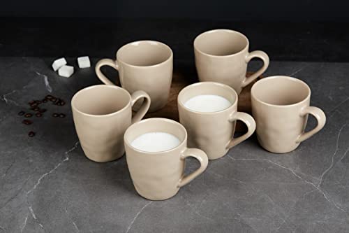 Mars Coffee Mug Set of 4 (4pcs / Mars-Cinnamon Brown)