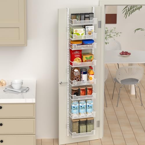 12.3" W Narrow Over the Door Pantry Organizer