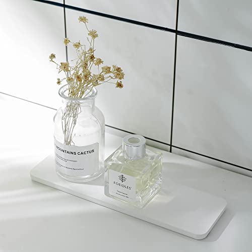 Set of 4 Dish Soap Stone Tray Water Absorbing Fast Dry Sink Tray