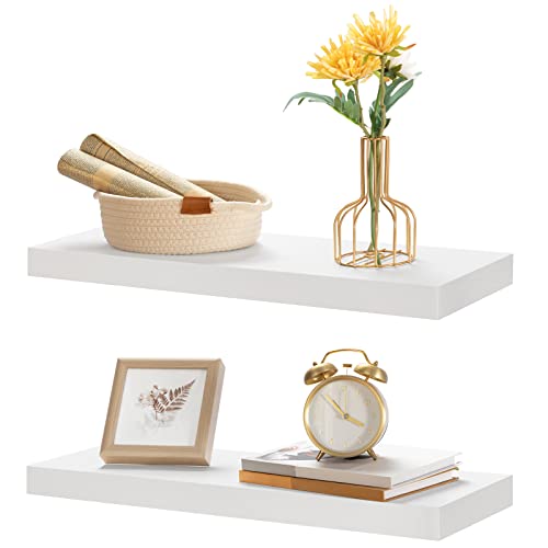 Floating Shelves for Wall (White / 23.6 Inches)