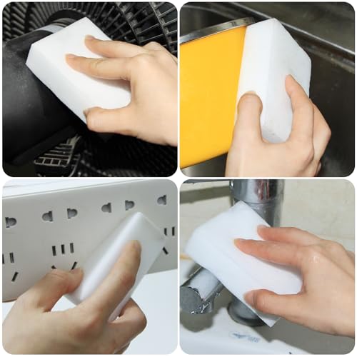 28 Pack 2X Density Melamine Sponge Bulk Magic Cleaning Eraser Pads Multiuse (28 Count)