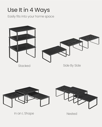 Cabinet Organizer Shelf (3 Count)