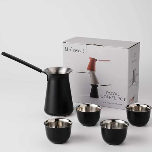 Turkish Coffee Pot Set (SET-Black)