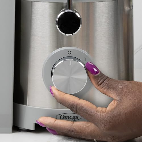 Centrifugal Juicer with Extra Large Chute High Speed Extractor For Fruits and Vegetables (Silver)