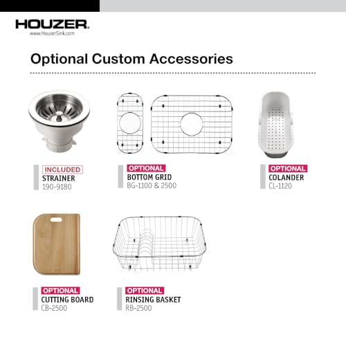 33" Stainless Steel Topmount 80 (Sink + Strainer / Pack of 20)