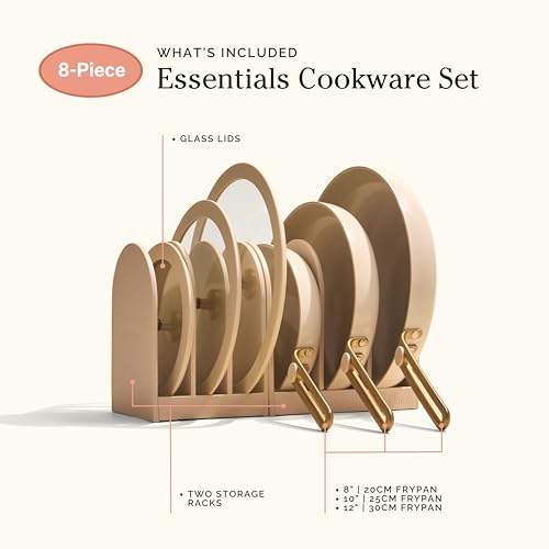 Essentials Pan Trio (Cream / 8 piece)