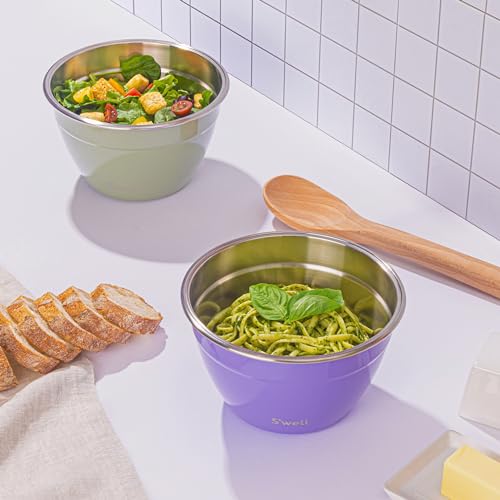 Stainless Steel Salad Bowl Kit 64oz