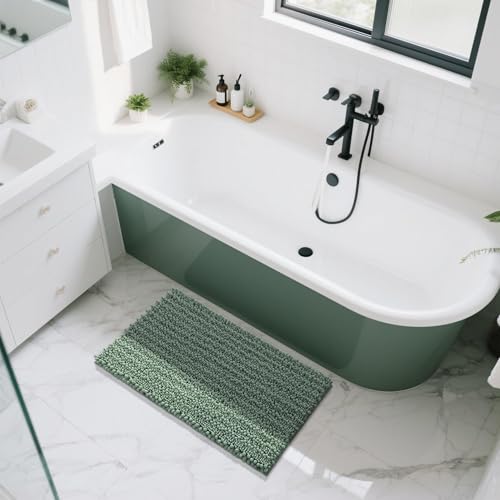 Large Bathroom Rugs Non Slip Washable 36x24 Inch