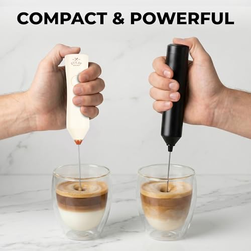 Rechargeable Milk Frother Handheld (Zulay Dynamic Cream & Gold / Rechargeable Z1 Motor Max)