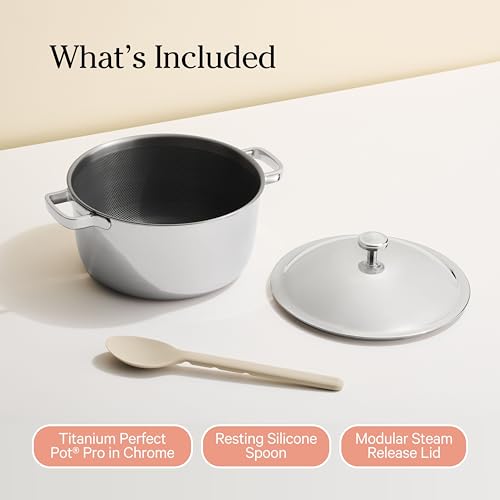 Titanium Perfect Pot Pro (6.75 Quarts / Chrome)