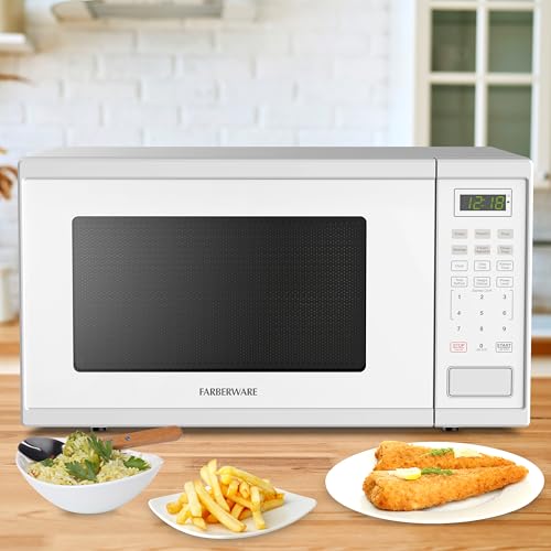 1.1 Cu. Ft. Countertop Microwave Oven (1.1 Cu. Ft / White)