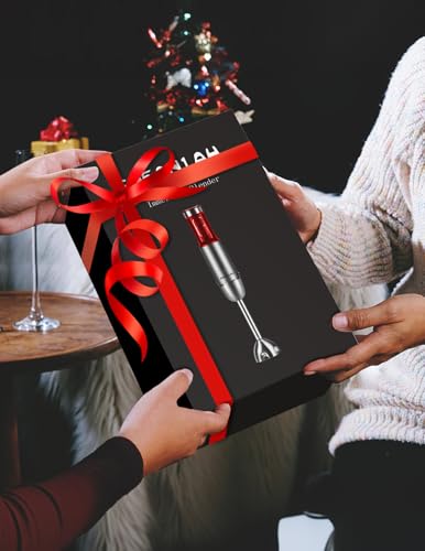 Powerful Immersion Blender handheld (Red)