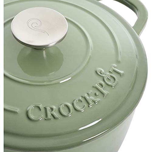 Artisan Round Enameled Cast Iron Dutch Oven (Pistachio Green / 3-Quart)