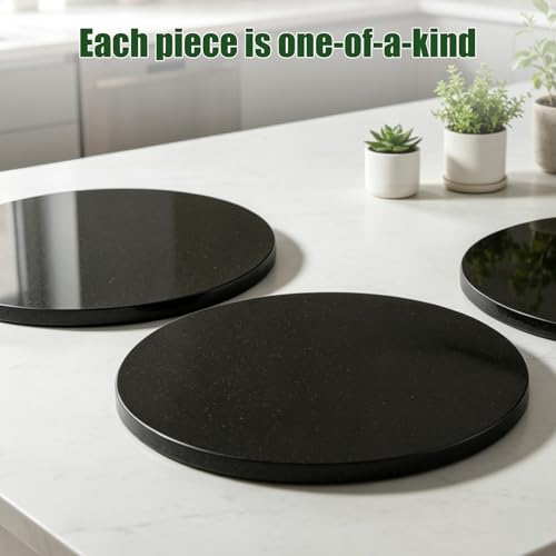 Marble Lazy Susan (Zimbabwe Black / 11.7")