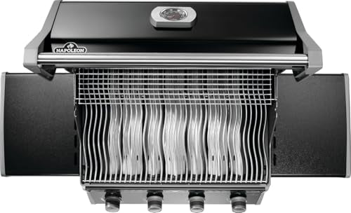 Rogue 525 4 Burner Natural Gas Grill with Stainless Steel Grates (Rogue 525 Natural Gas Black, SS Grids / Rogue 525)