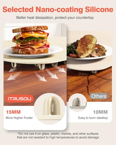 Food Warming Mat (27.56*15.75inch / Cream Yellow)