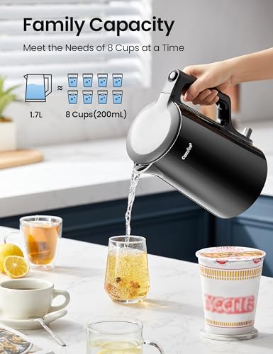 COMFEE Electric Kettle (Black / Double Wall)