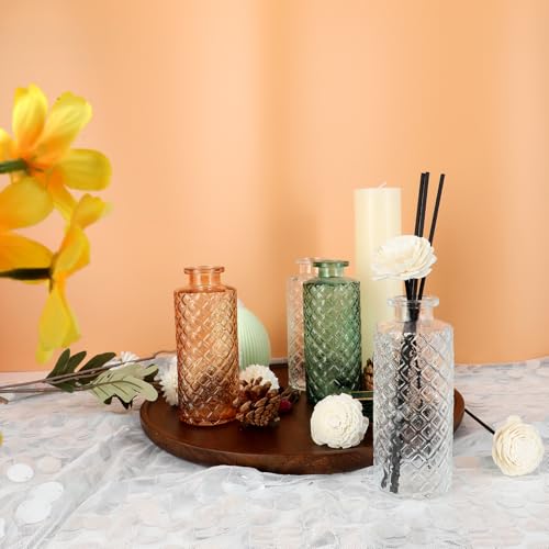 Glass Bud Vase (Green / Small Vase(6 Pcs))