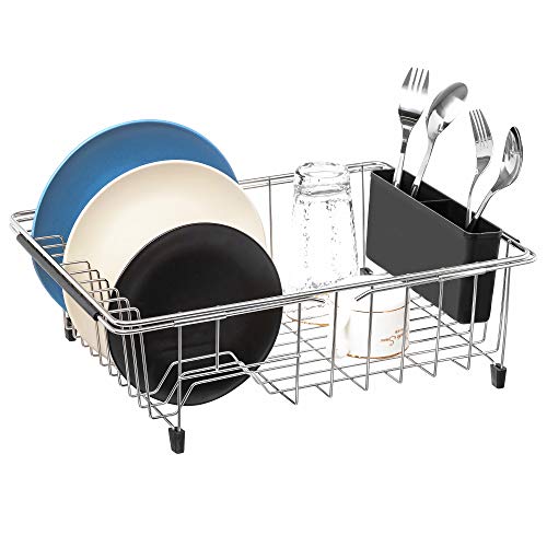 Expandable Multifunctional Dish Drying Rack (Black)