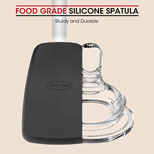 2 Piece Silicone Spatula Turner Set for Everyday Cooking (2 Pack)