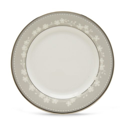 Bellina Bone China Platinum Banded Butter Plate (Butter Plate / Lenox Bellina Platinum Fine Dinnerware)