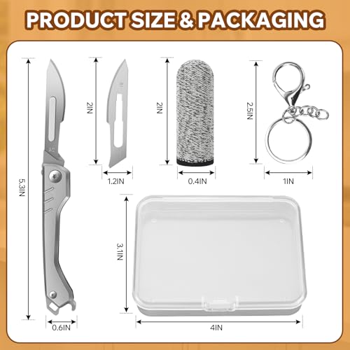 Folding Bread Lame Dough Scoring Tool with 10 Blades & Storage Box