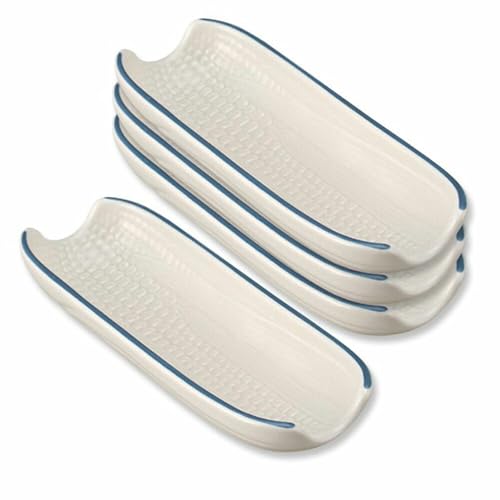 Yorktowne Set of 4 Multicolor Corn Dishes (4 Count)