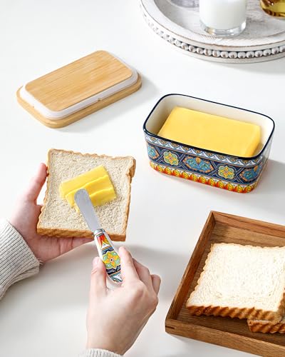 KRVI Butter Dish with Lid (Berber Mosaic)