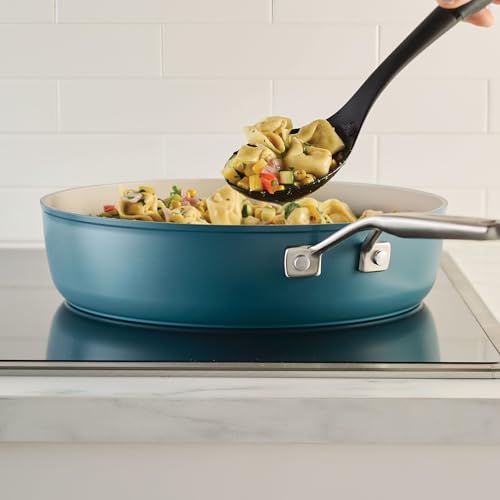 Hard Anodized Ceramic Induction Pots and Pans (Agave / 10 Piece Cookware Set)
