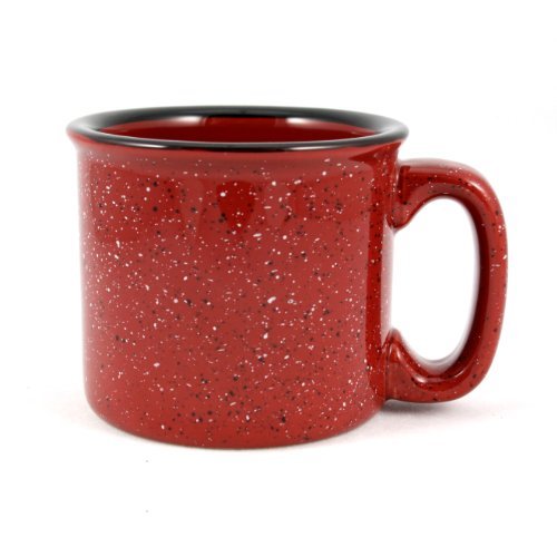 Ceramic Campfire Mug (Burgundy)