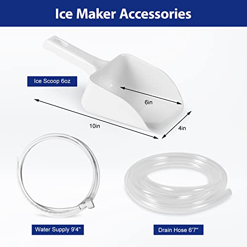 15 Inch Wide Commercial Ice Maker Machine Under Counter Black