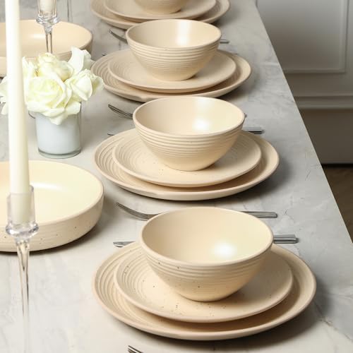 Lauren Modern Stoneware 32 (32-Piece Service for 8 / Beige)