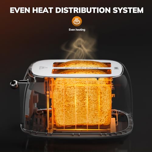 Smart Touch Screen Toaster 2 Slice (Extra Wide Slot / Black)