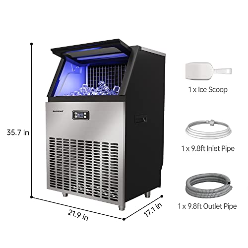 Commercial Ice Maker Machine (270lbs/24h)