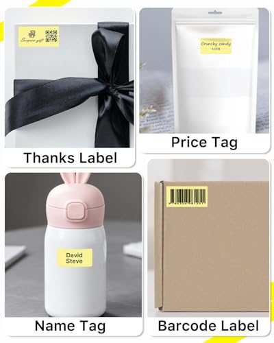 2x1 Inch Thermal Labels (2"x1" / Yellow)