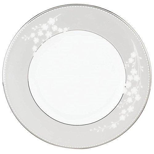 Bellina Bone China Platinum Banded 9" Accent Plate (Accent Plate / Lenox Bellina Platinum Fine Dinnerware)