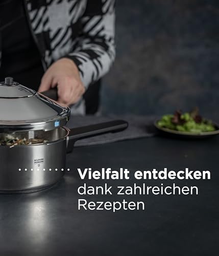 DUROMATIC® Pressure Cooker 11” 8.45 qt family of 6 wide base for better braising (8 QT Pressure Cooker / 8.5 Quarts)